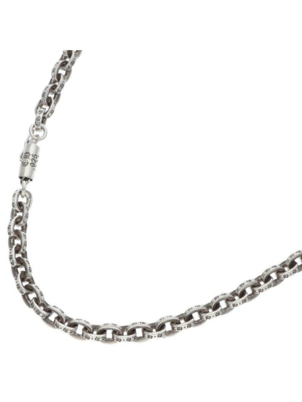 Chrome Hearts Paper Chain 20 Silver Necklace